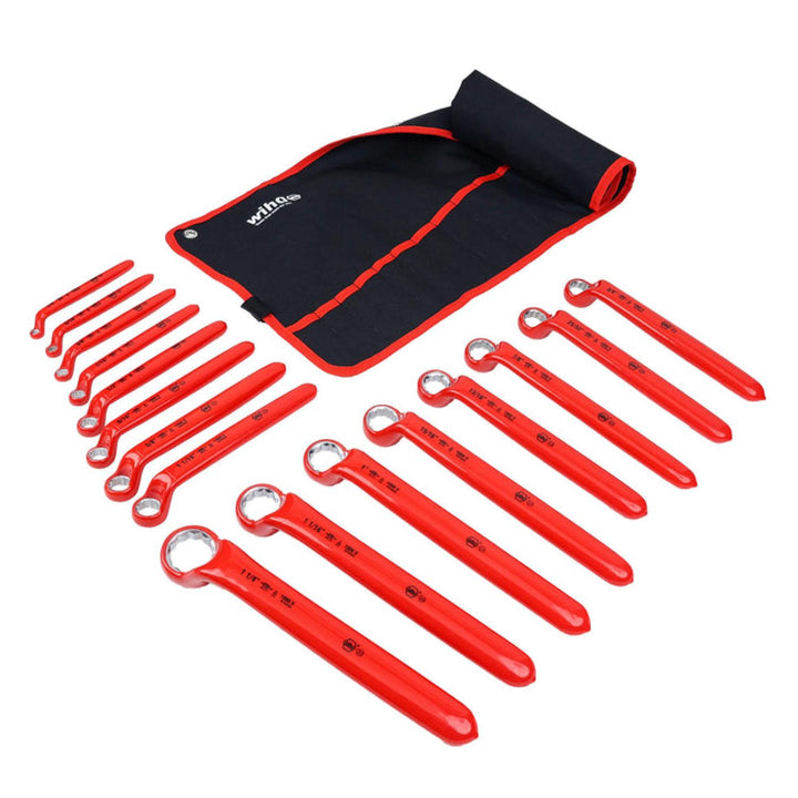 Wiha Tools 21094 Insulated Deep Offset Wrench 16 Piece Inch Set