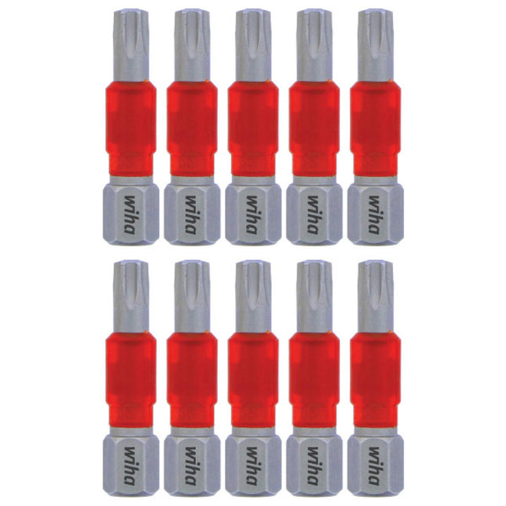 Wiha Tools 76513 MaxxTor Impact Bit TORX T25 - 29mm - 10 Pack