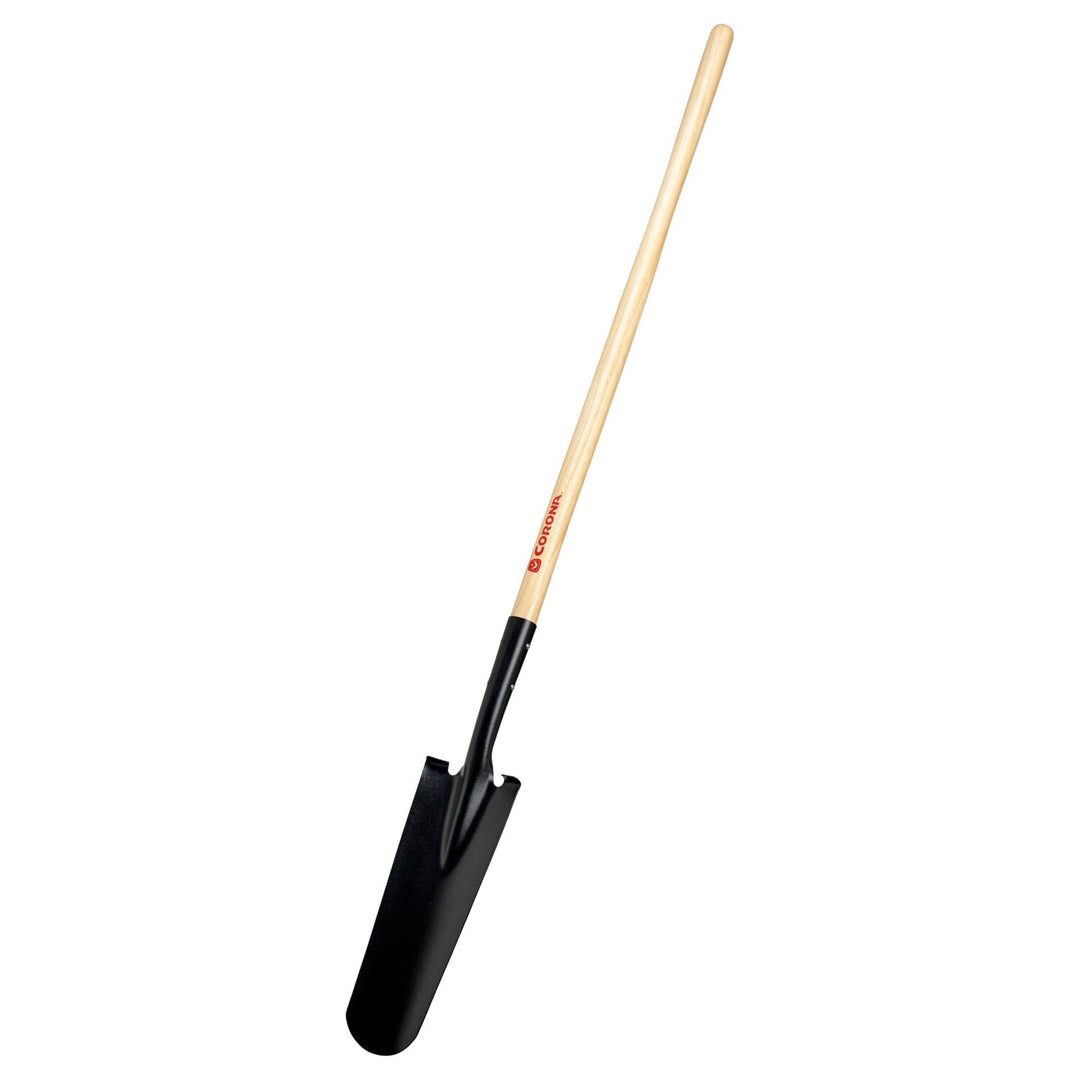 Corona SS 28000 Drain Spade Shovel, 15-Gauge, 48 in. Wood Handle