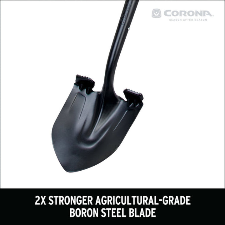 Corona SS16120  14 Round Square Point Fiberglass Handle Shovel