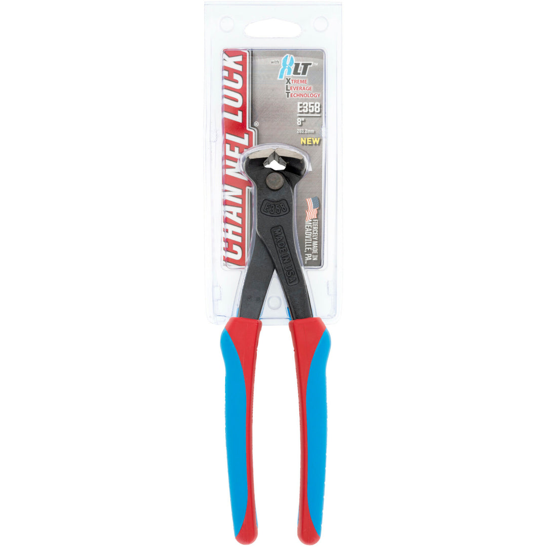 Channellock 358CB 8-Inch Code Blue End Cutting Pliers