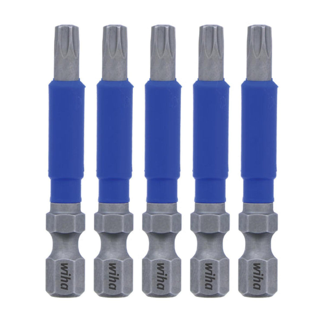 Wiha Tools 70277 TerminatorBlue Impact Bit TORX T25 - 2 Inch - 5 Pack