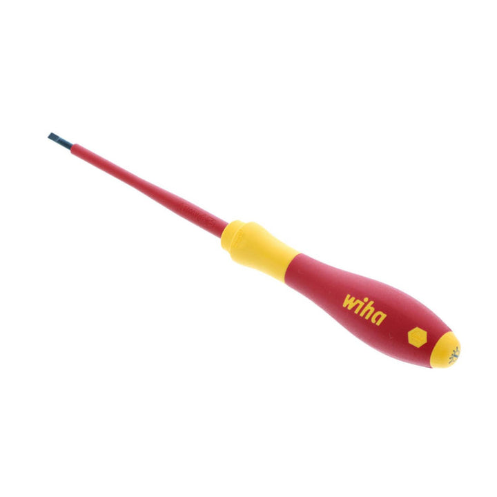 Wiha Tools 32012 Insulated Slotted Screwdriver, 3 mm x 100 mm