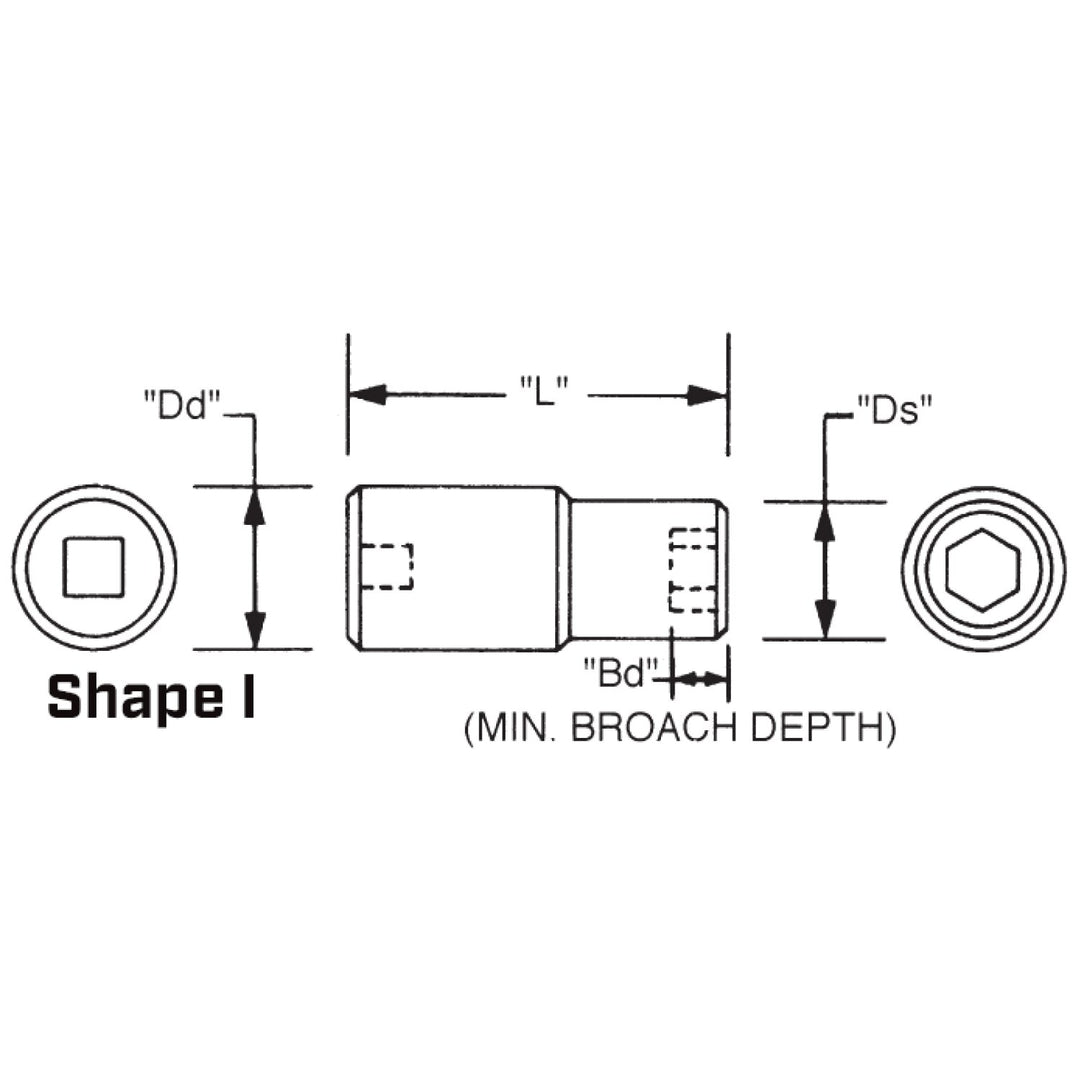 Wright Tool 69-21MM 3/4" Drive 6 Point Deep Metric Impact Socket - 21mm