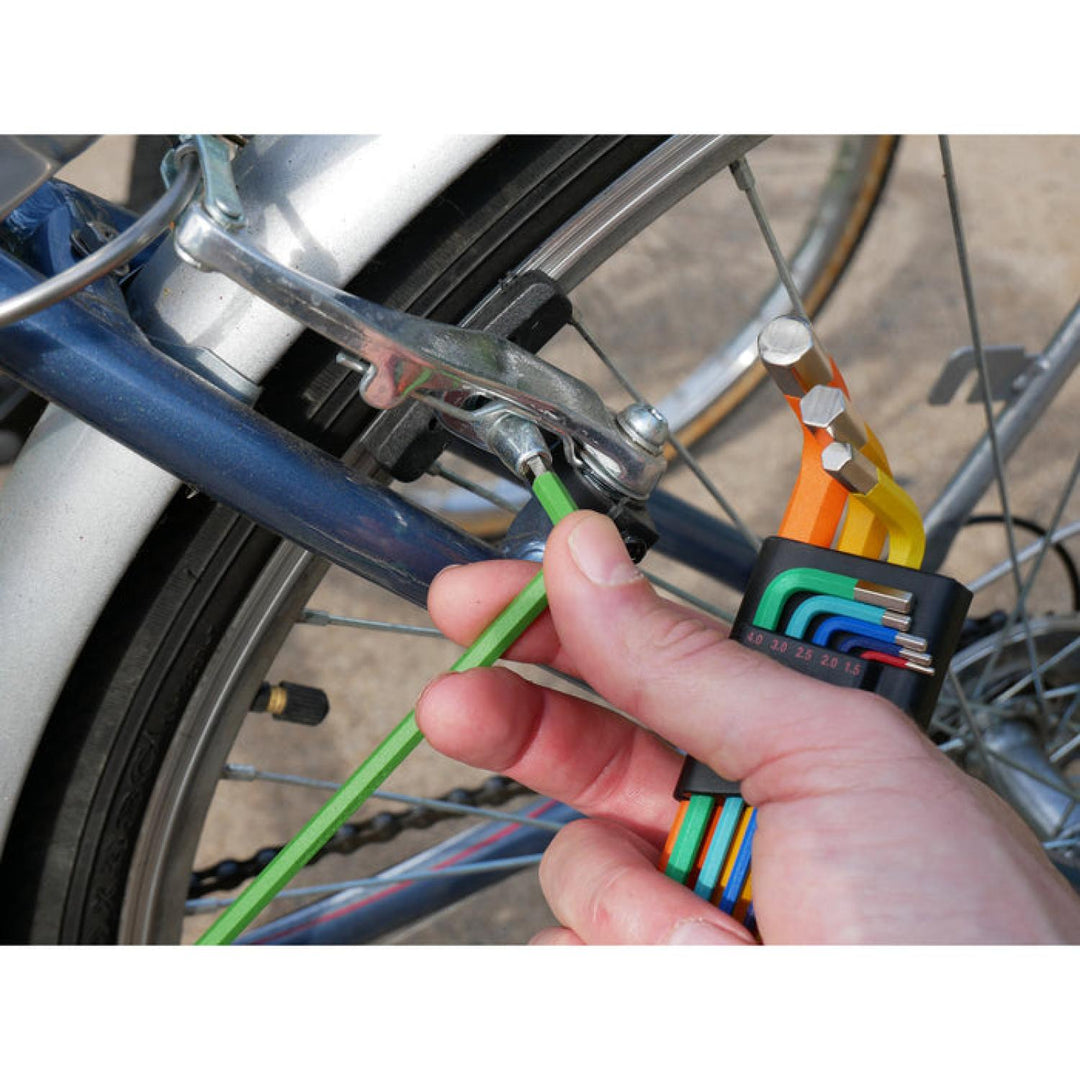 Wiha Tools 66980 Ball End Color Coded Metric Hex L-Key Set, 9 Pc.