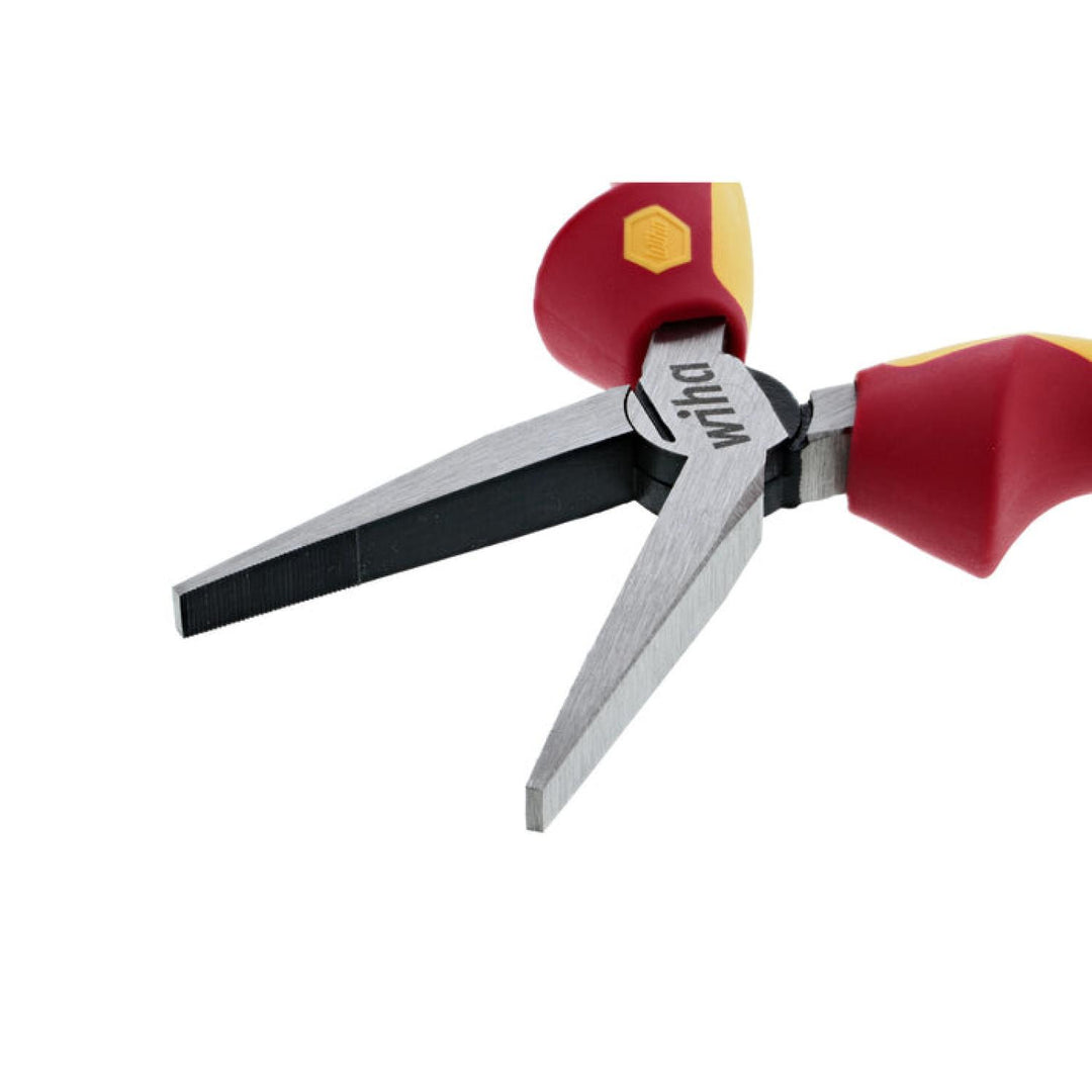 Wiha Tools 32941 Insulated Long Flat Nose Pliers, 6"
