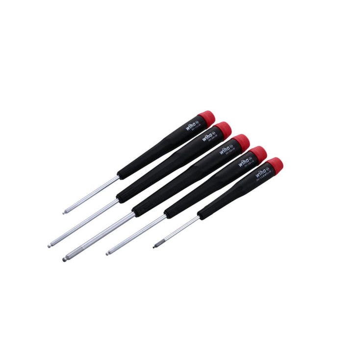 Wiha Tools 26491 Precision Ball End Hex Metric Driver, 5 Pc. Set
