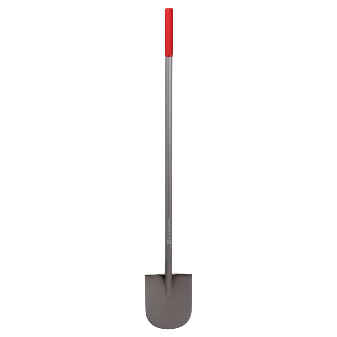 Corona AS 90310 All-Steel 12-Gauge Caprock 10 in. Flat Bowl Shovel with 1 in. Lift, Steel Handle