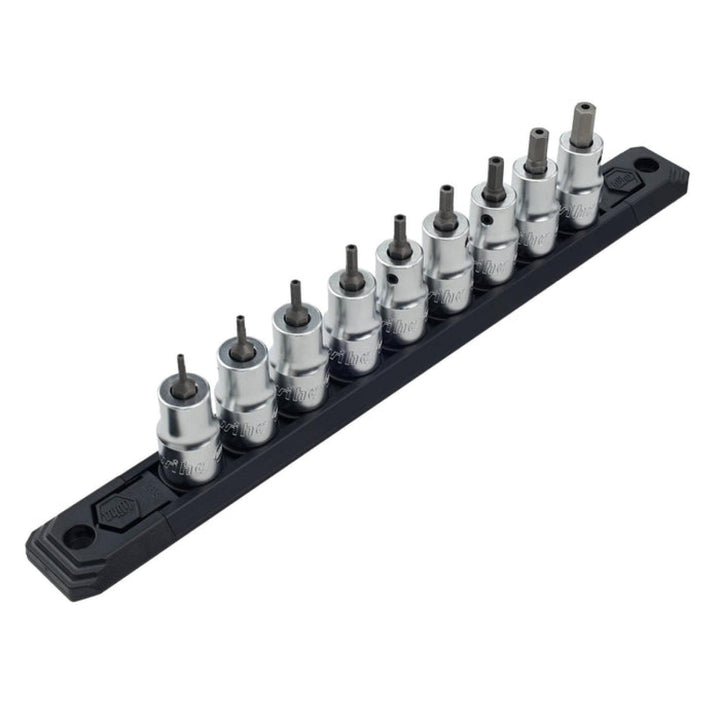 Wiha Tools 71999 9 Piece 3/8" Drive Security Hex Bit Socket Set - SAE