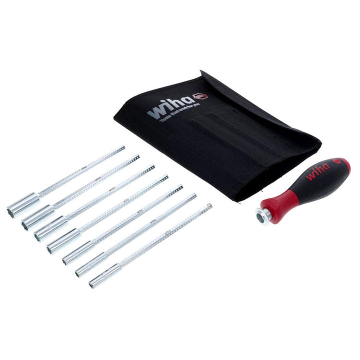 Wiha Tools 28198 Drive-Loc VI Metric Nut Driver in Pouch 8 Piece Set