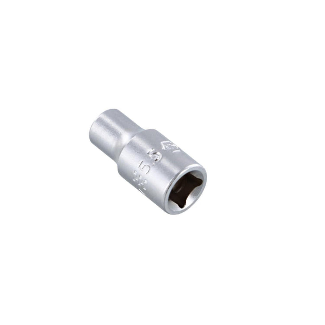 Wiha Tools 33318 6 Point - 1/4 Inch Drive Socket - 5.5mm x 25mm