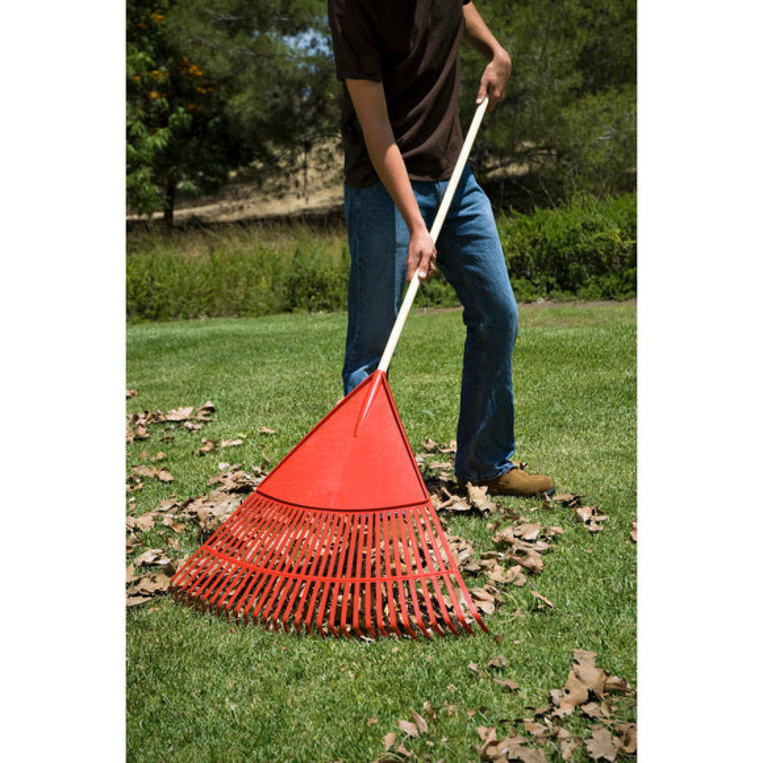 CRNA-RK 25030 · Wide-Head Poly Leaf Rake - 30 Inch/30 Tines