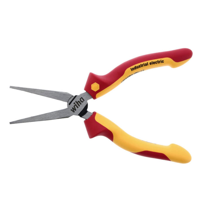 Wiha Tools 32941 Insulated Long Flat Nose Pliers, 6"