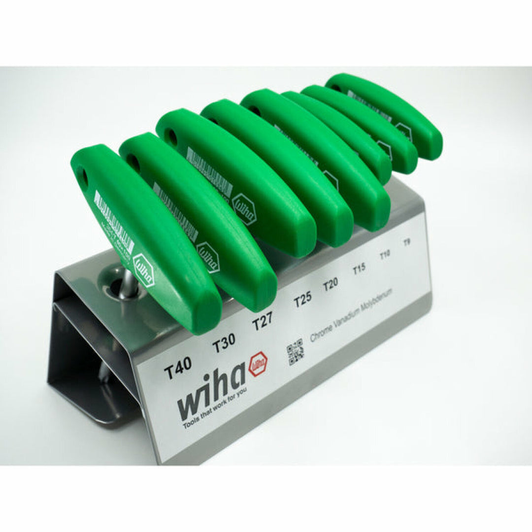 Wiha Tools 36494 8 Piece TORX T-handle Metal Stand Set