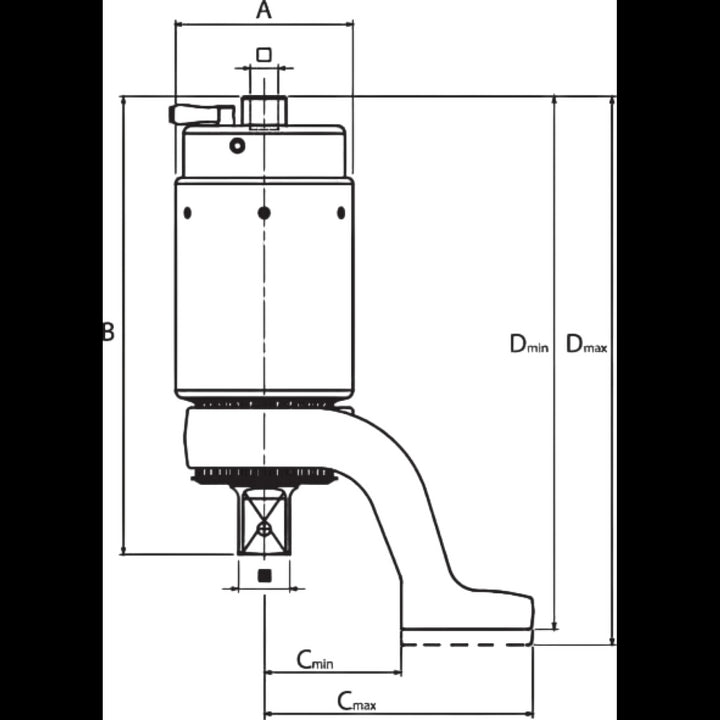 Gedore 2653087 Torque Multiplier DREMOPLUS ALU 4000 Nm