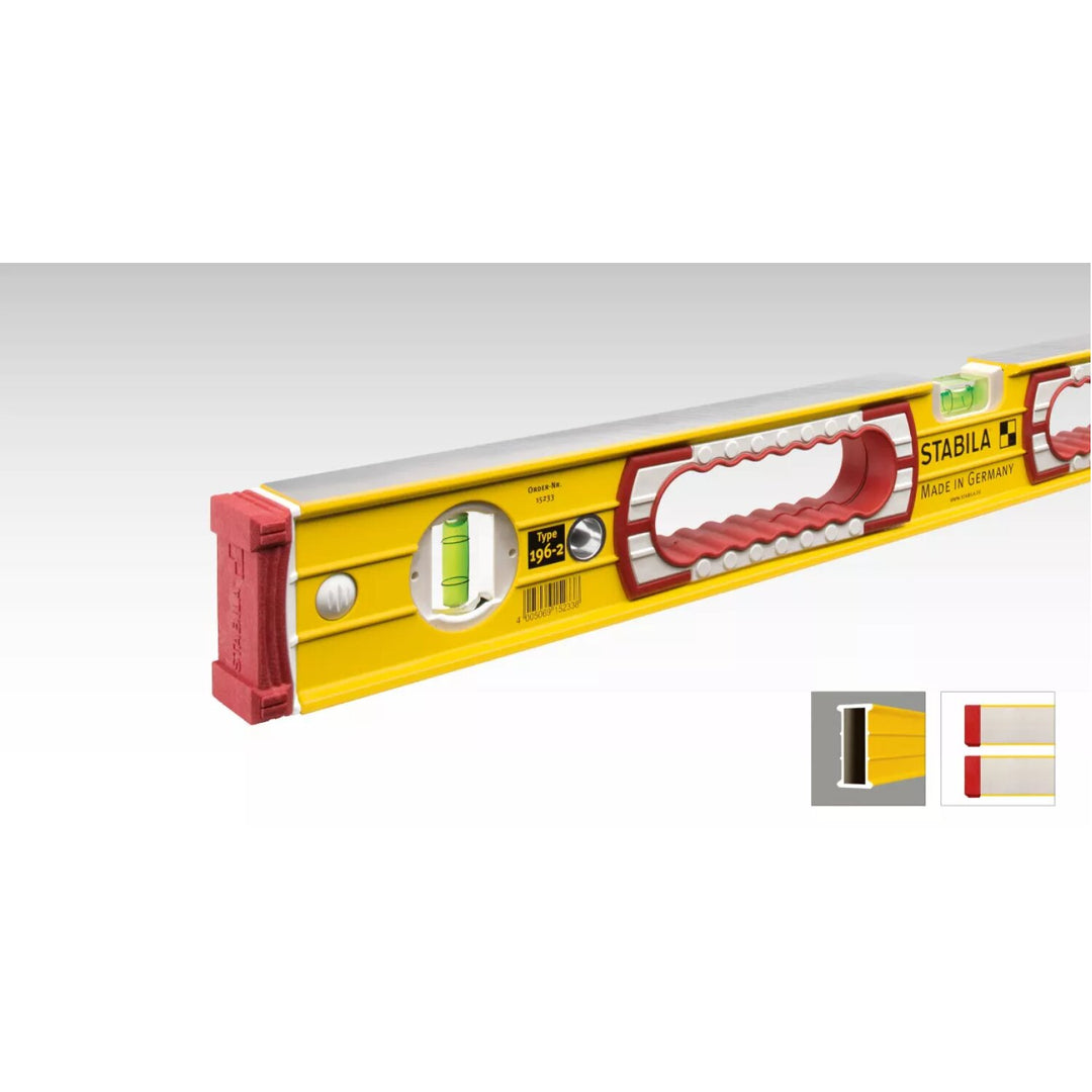 Stabila 37832 Spirit levels, Type 196 Tiler Set 58" and 32"
