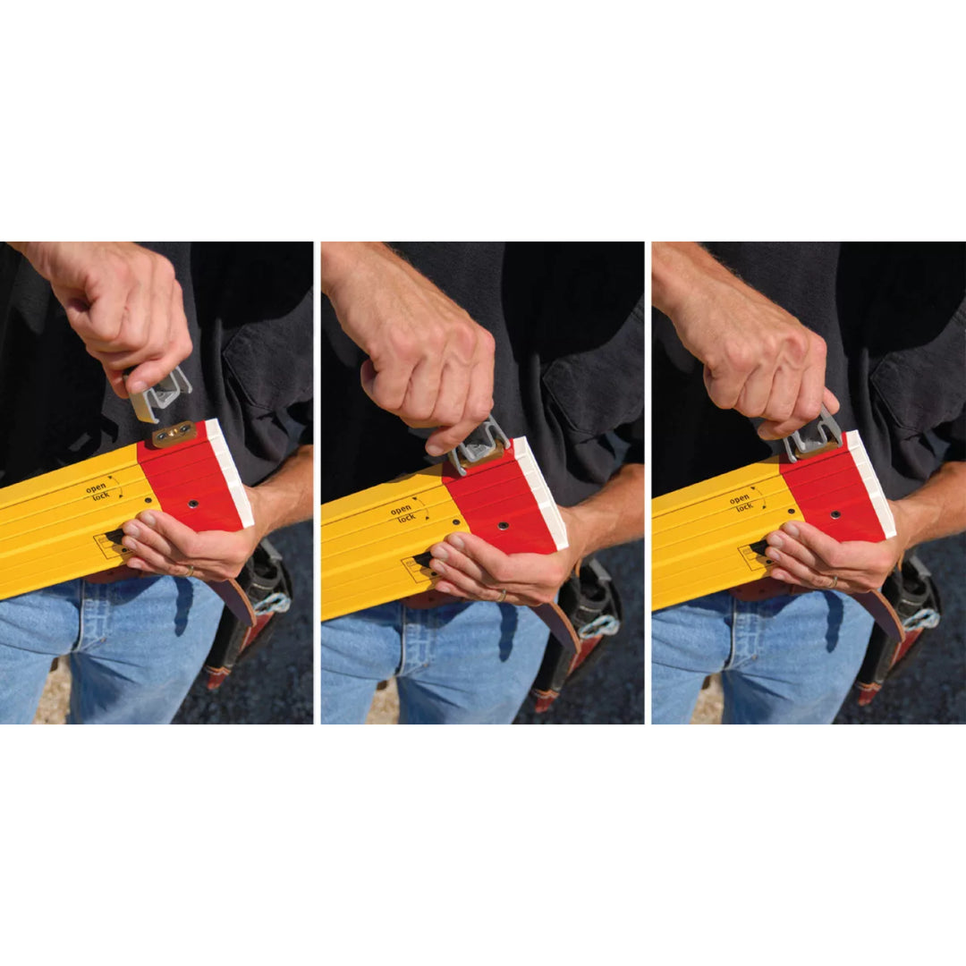 Stabila 35610 6'-10'  Type 106T Extendable Plate Levels W/REM STANDOFFS