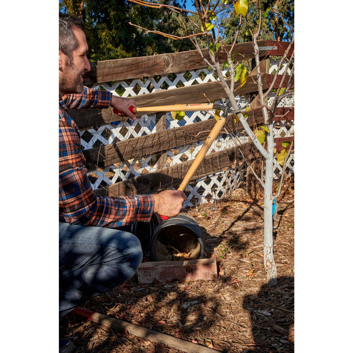 Corona WL 3351 Wooden Handle Bypass Lopper, 26 in. 1-1/2 in. Cut Capacity