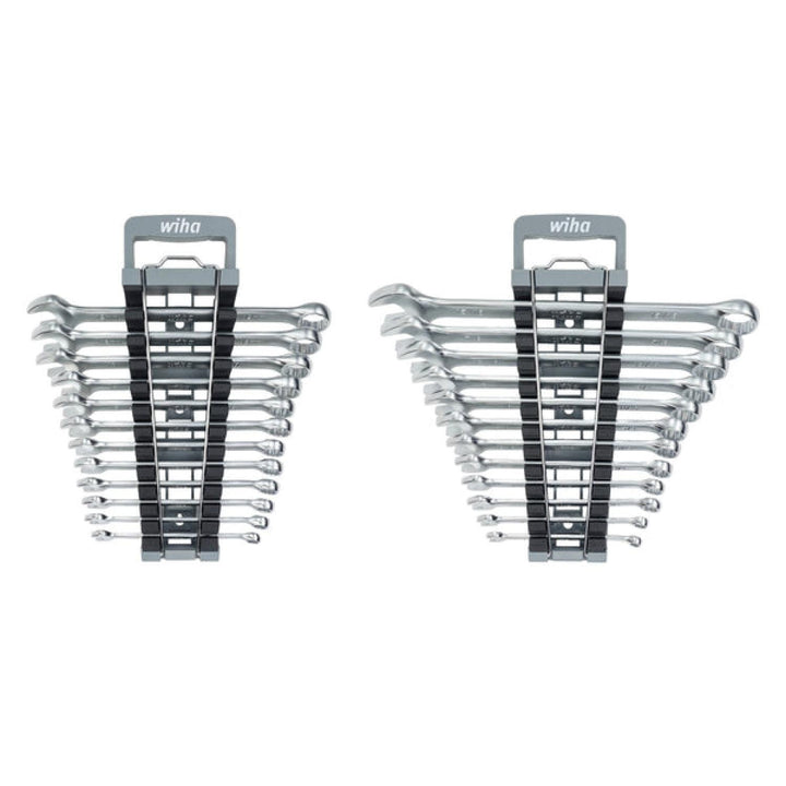 Wiha Tools 30481 Combination Wrench Set - Metric and SAE 24 Piece