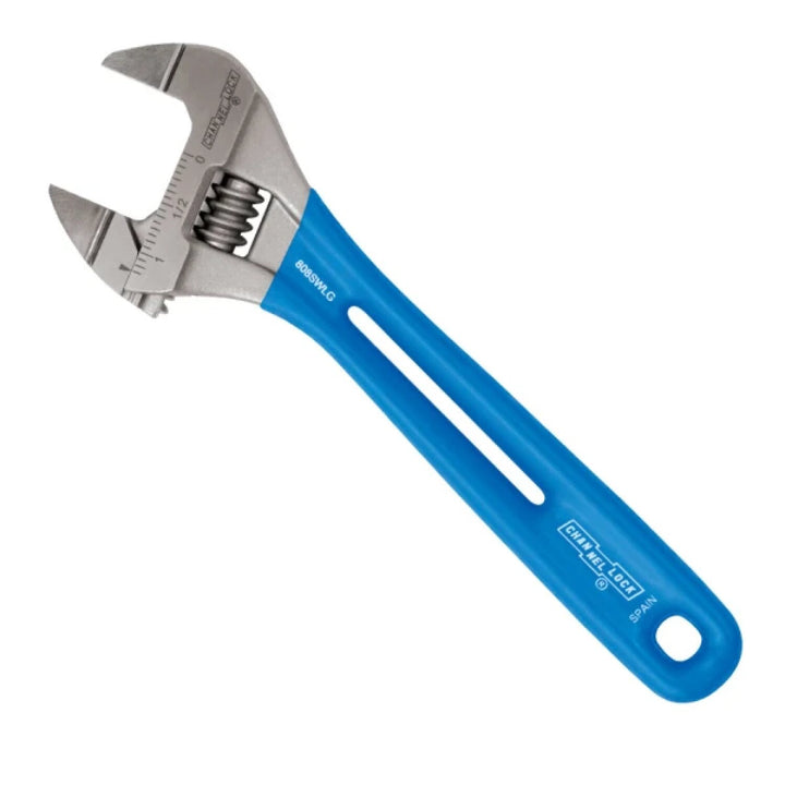 channellock 808SWLG 8-inch Lightweight Extra Slim Jaw WideAzz® Adjustable Wrench