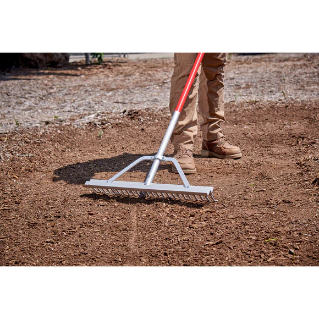 Corona RK 61061 Full Aluminum Landscape Rake, 24 in. Head, 24 Tines