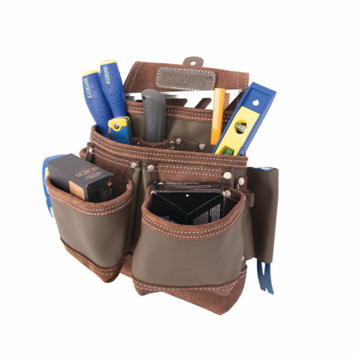 Estwing 94750 9-Pocket Full Leather Framer's Pouch