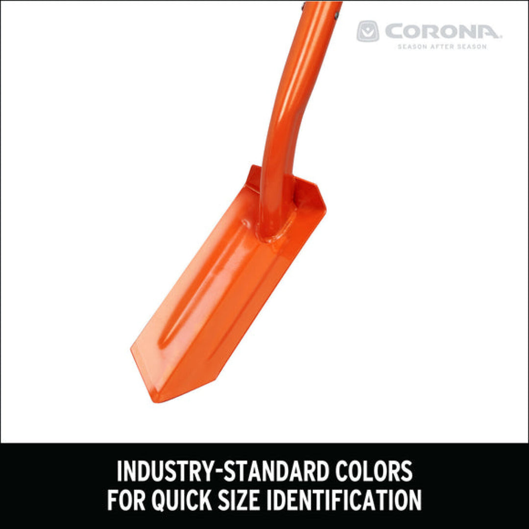 Corona SS16400  Trench Hardwood Shovel, 12 Gauge, 4 in.