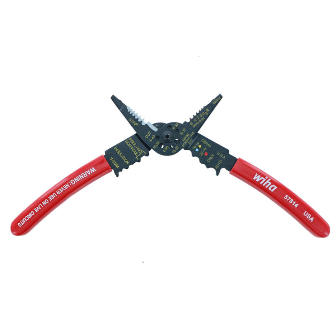 Wiha Tools 57814 578 AWG 10-22 Combo Stripper Crimper Pliers