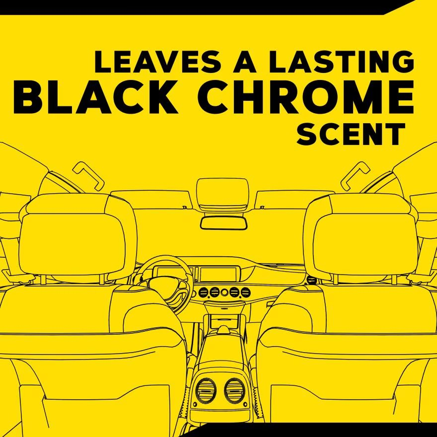 Meguiar's G250708 Air Re-Fresher Odor Fighting Spray - Black Chrome Scent - Refresh & Instantly Fight Odors