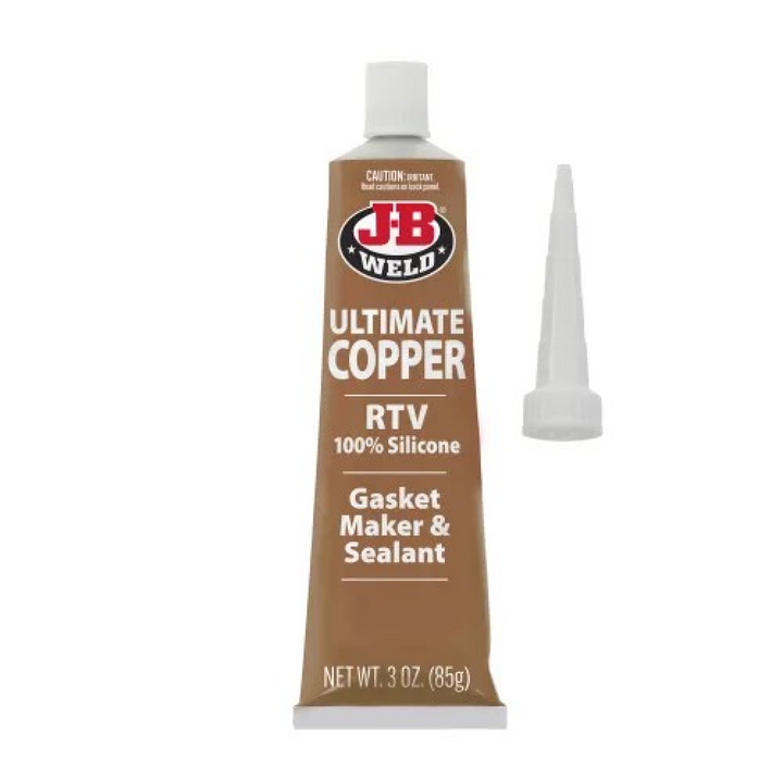 J-B Weld 32325 Ultimate Copper Gasket Maker & Sealant, 3 oz.