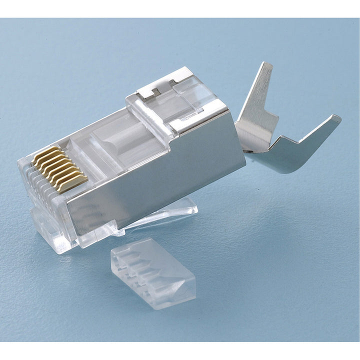 Platinum Tools 106190BG RJ45 Cat6A 10 Gig Shielded Connector, w/Liner. 100/Bag.