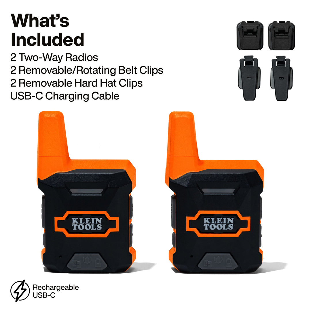 Klein Tools RJSC200 BlueTooth Two-Way Radios