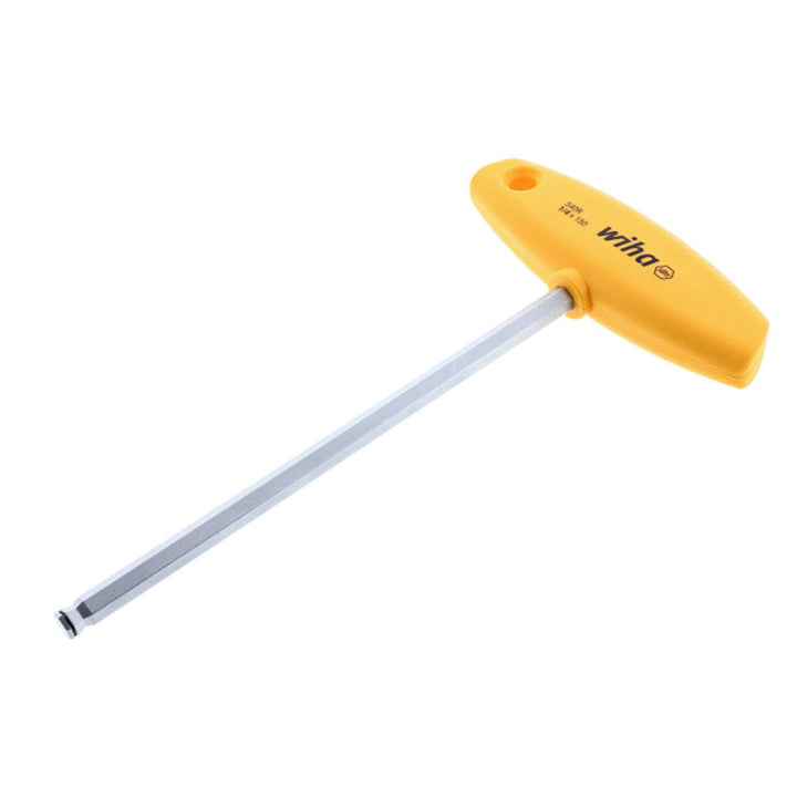 Wiha Tools 54018 1/4" MagicRing Ball End Hex SAE T-Handle