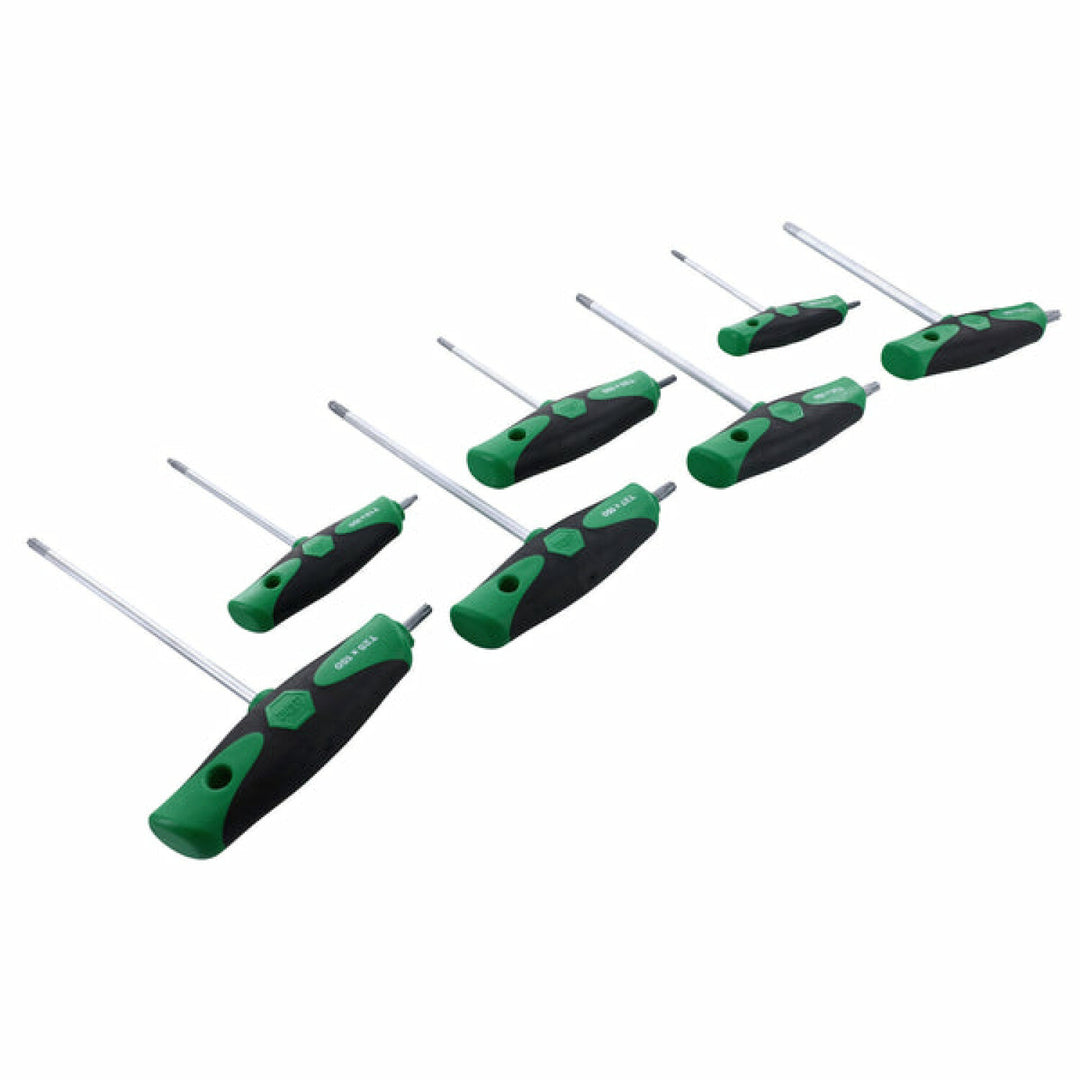 Wiha Tools 36497 7 Piece TORX Soft Grip T-Handle Set