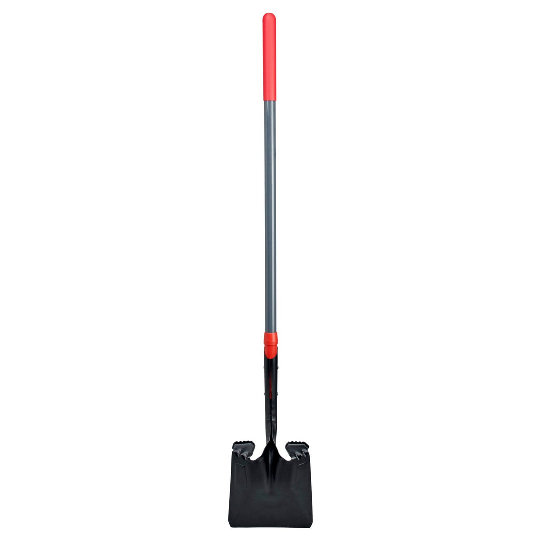 Corona SS16020 Boron Steel 14-Gauge Square Point Shovel, Fiberglass Handle