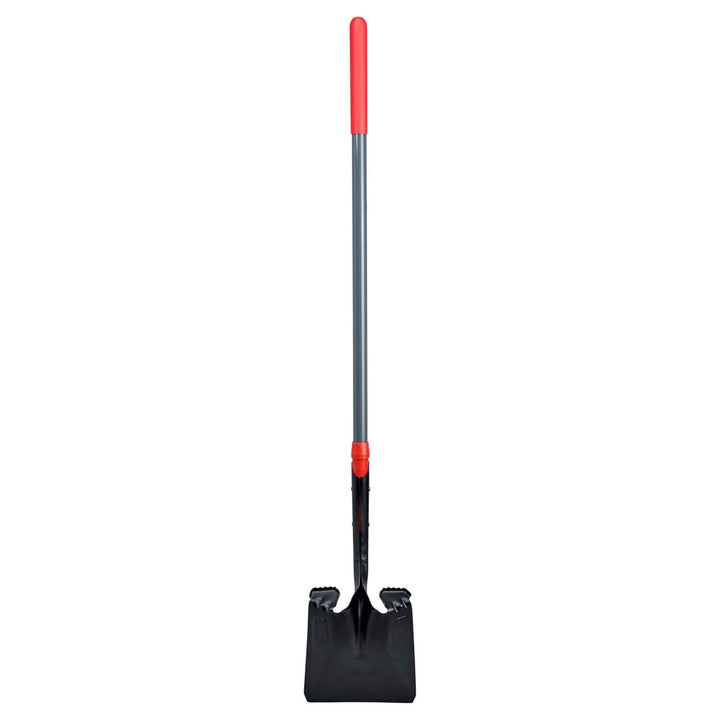 Corona SS16020 Boron Steel 14-Gauge Square Point Shovel, Fiberglass Handle