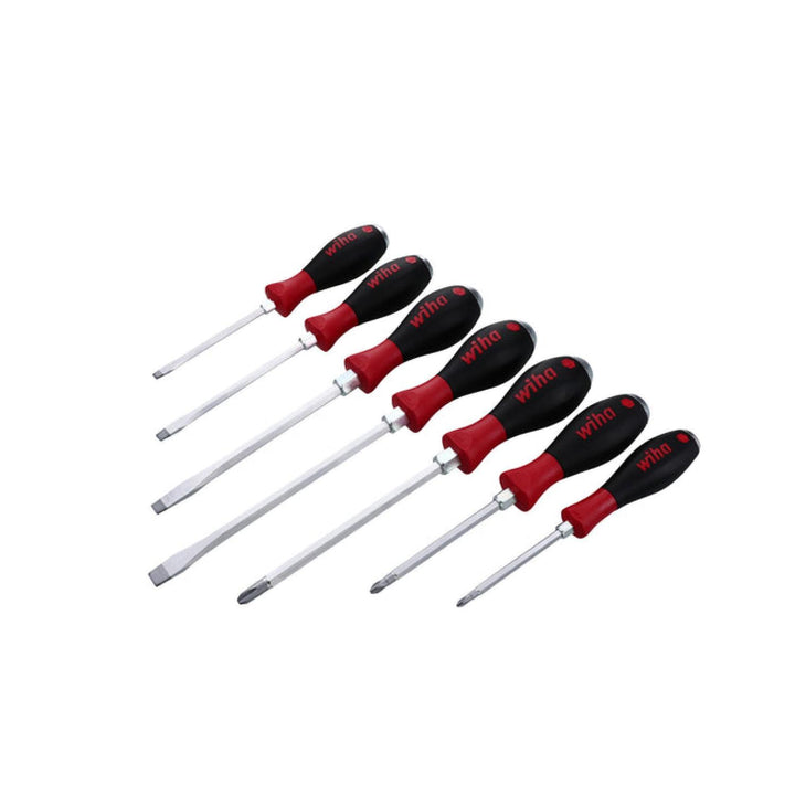 Wiha Tools 53097 Demo Screwdriver Set,Slotted/Phillips, 7 Pieces