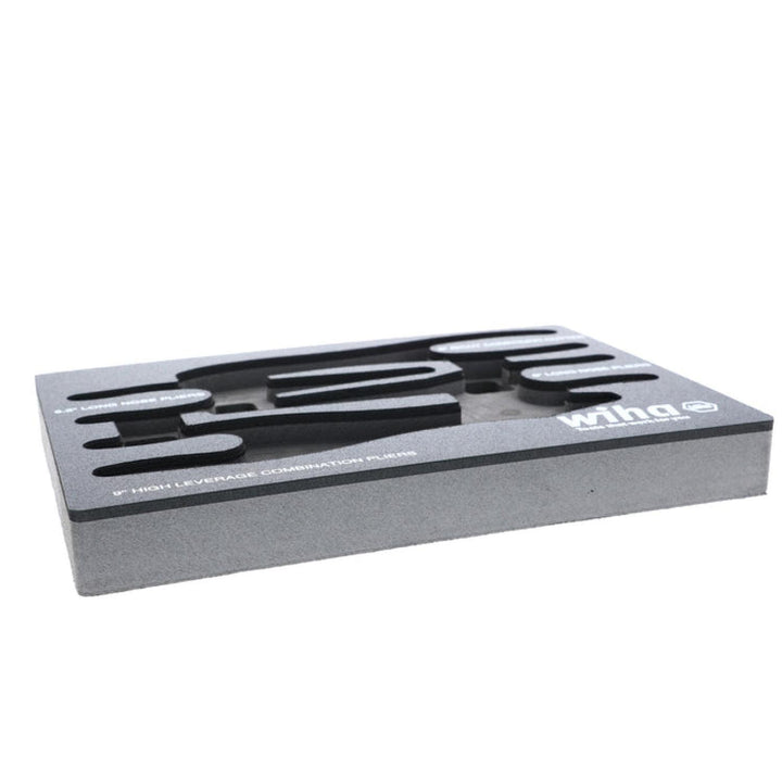 Wiha Tools 93040 Empty Foam Tray for 4 Piece Pliers/Cutter Set