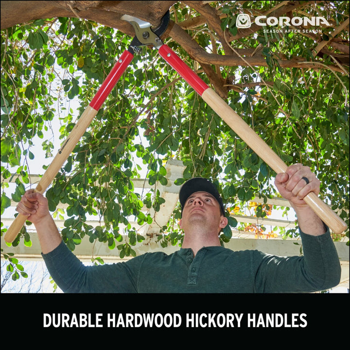 Corona WL 6490 SuperDUTY Bypass Lopper, 37 in. Hickory Handles, 3 in. Cut Capacity