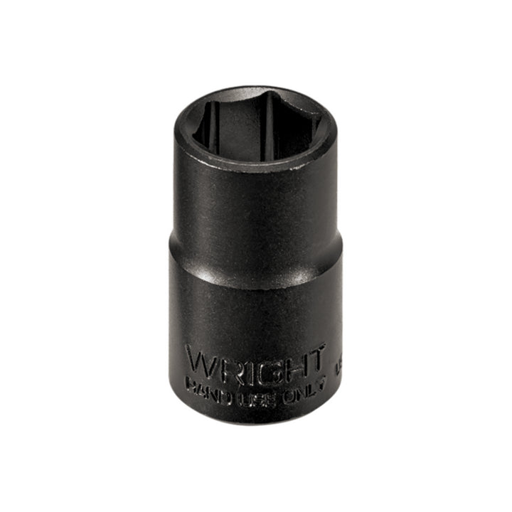 Wright Tool 33020 3/8" Drive 6 Point Standard Black Industrial Socket - 5/8"