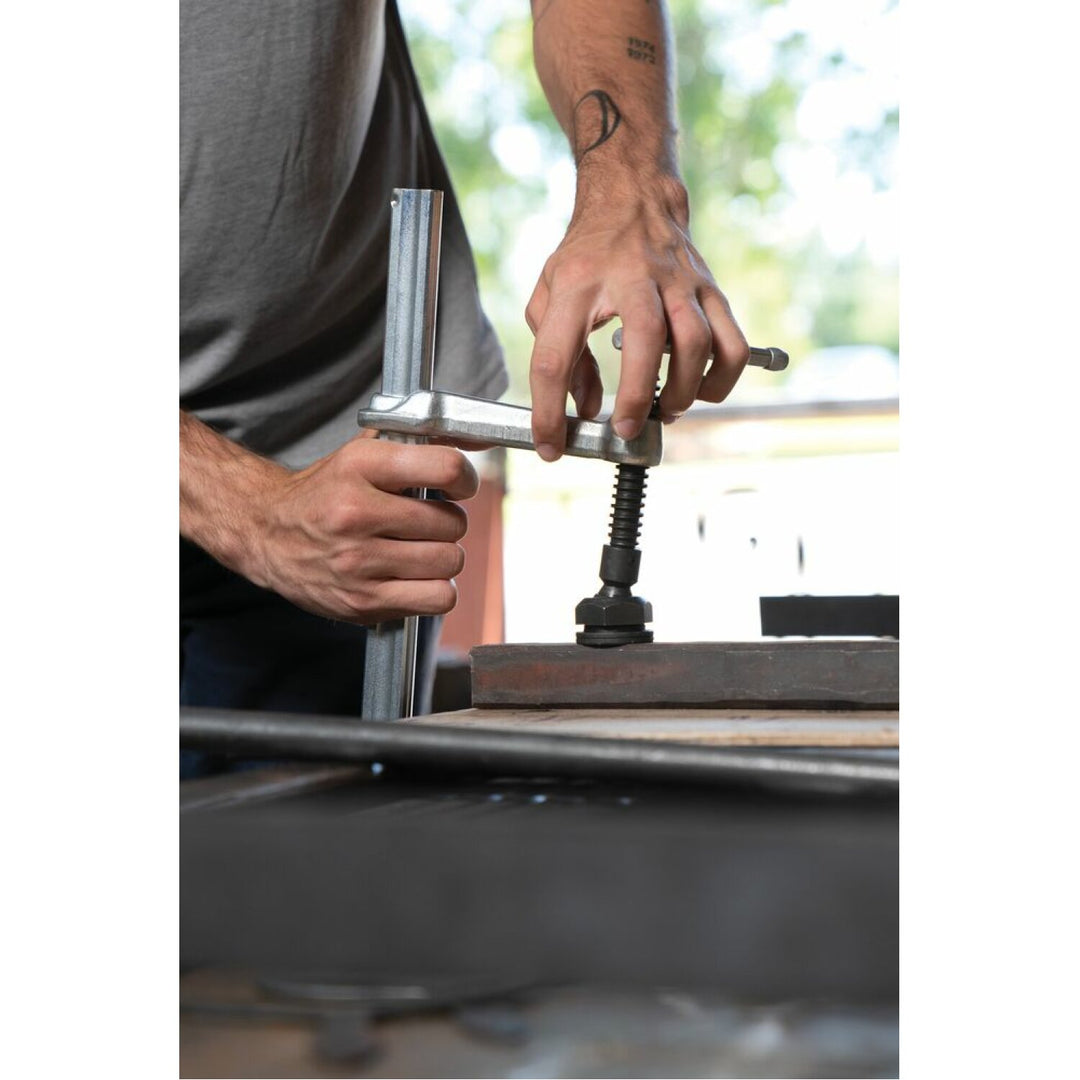 Bessey SGL-8 Clamp, welding, F-style, heavy duty pad, 8 In. x 4.75 In., 1800 lb