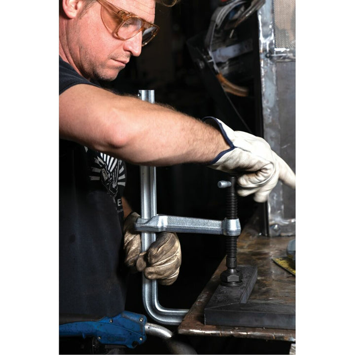 Bessey SGL-18 Clamp, welding, F-style, heavy duty pad, 18 In. x 4.75 In., 1800 lb