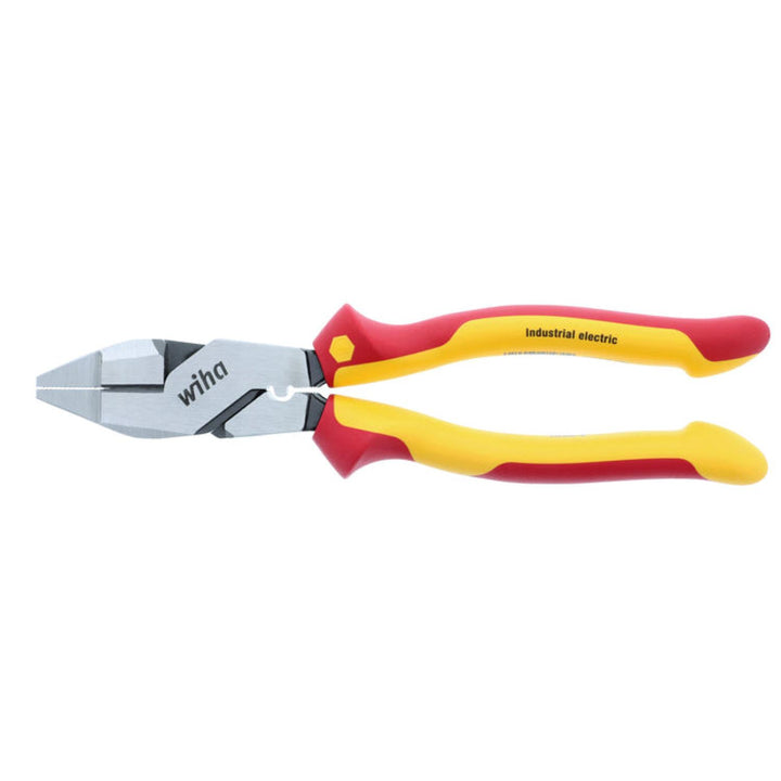 Wiha Tools 32948 Insulated Lineman's Pliers with Crimpers, 9.5"