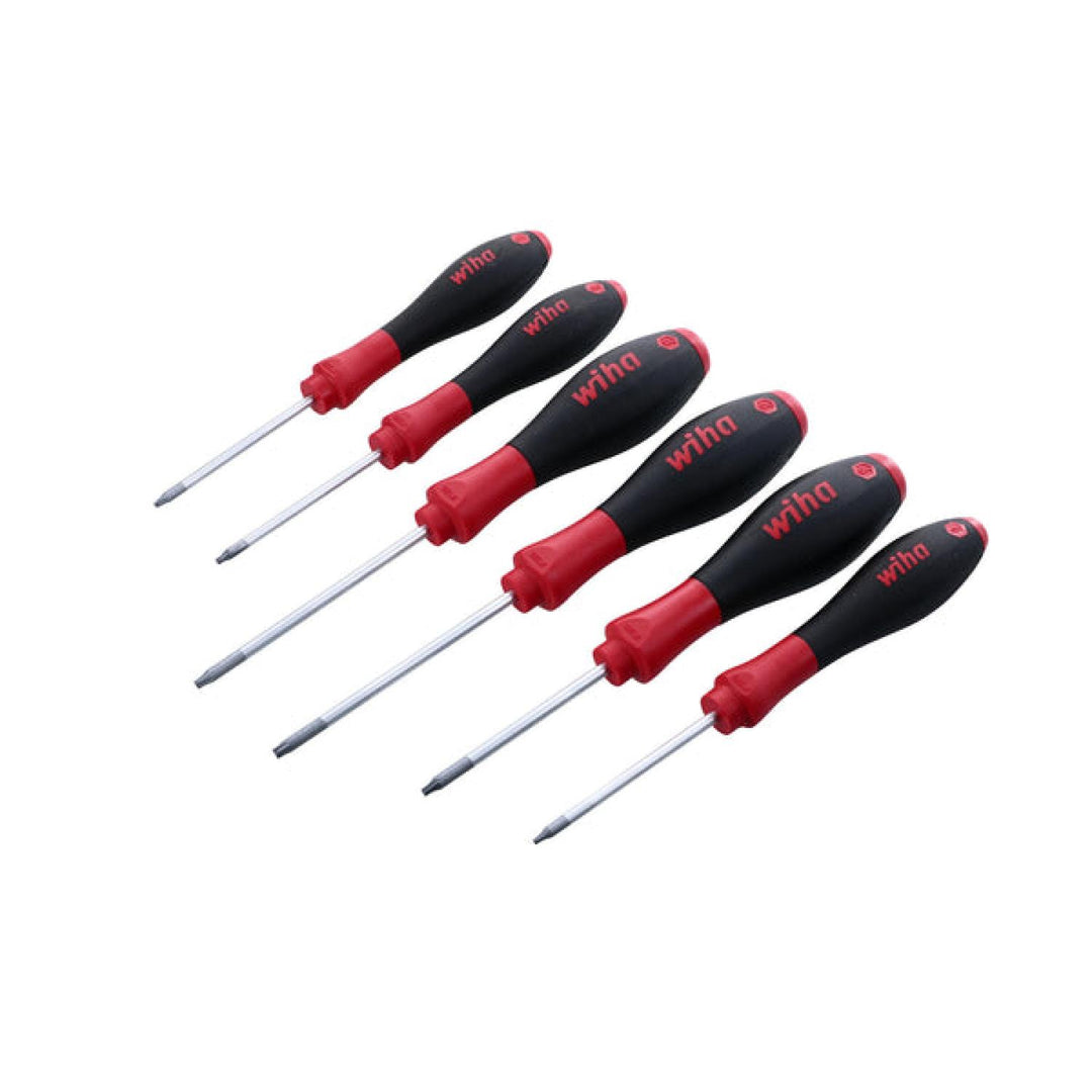 Wiha Tools 36296 SoftFinish TORX Plus Screwdriver Set, IP6 - IP15, 6 Pc.