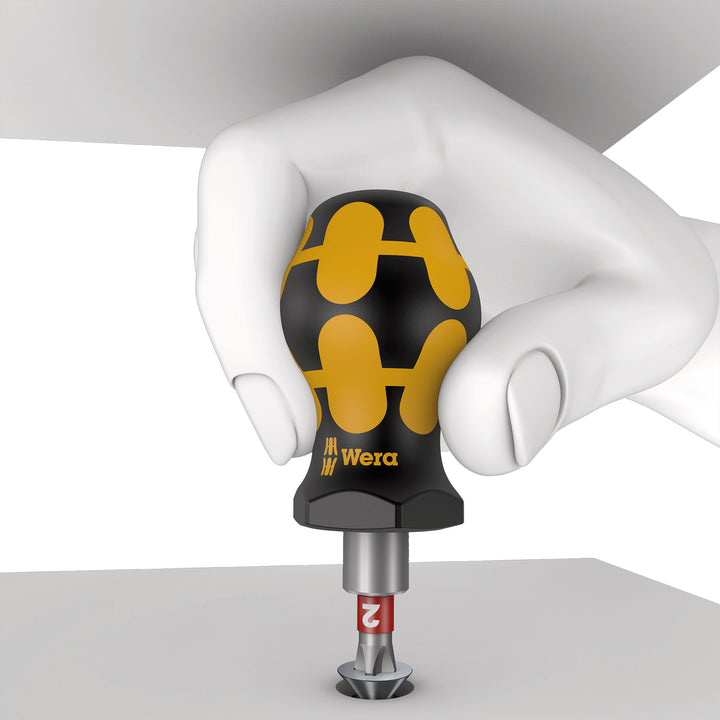 Wera 811/1 ESD Stubby Bitholding screwdriver, magnetic, 1/4" x 54 mm