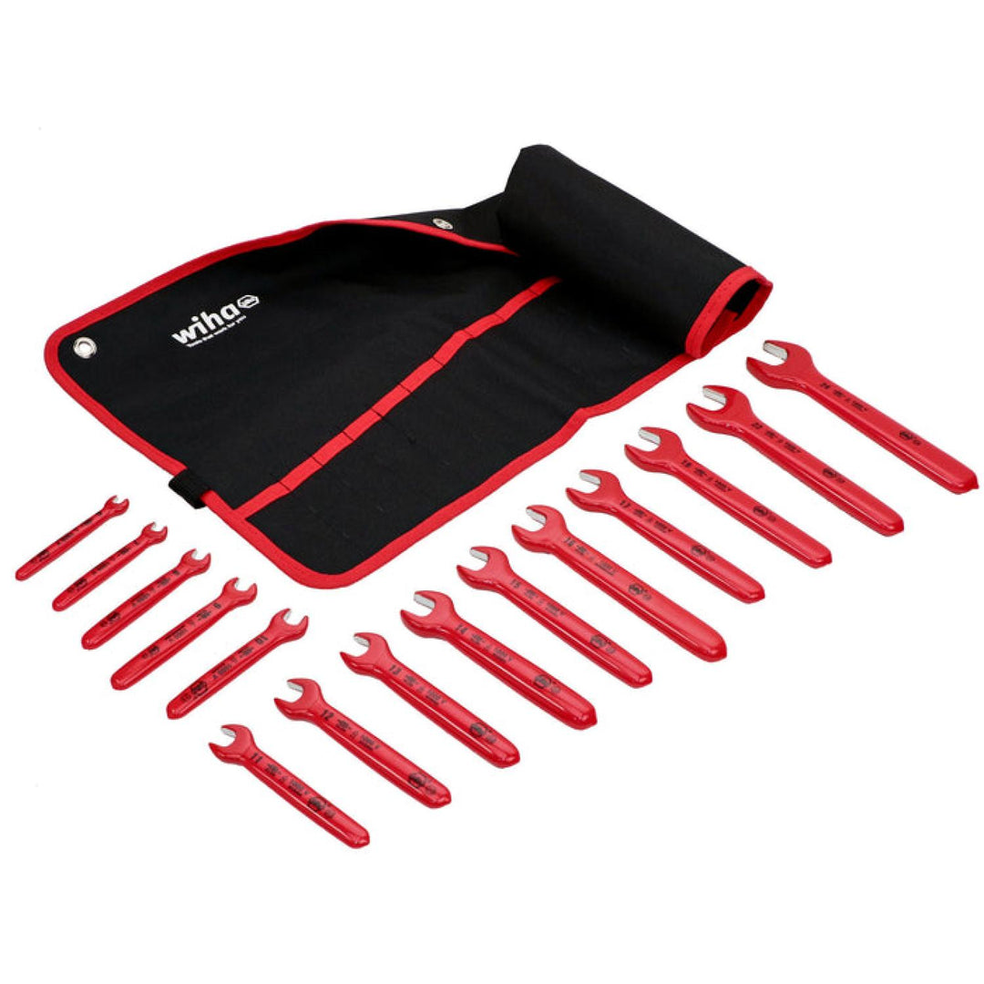 Wiha Tools 20091 Insulated Open End Wrench Set, 15 Pc.