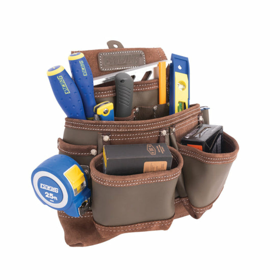 Estwing 94750 9-Pocket Full Leather Framer's Pouch