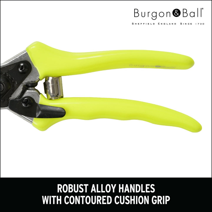 Corona GFB/BSYELL Florabrite Bypass Pruner, Neon Yellow, 1 in. Cut Capacity, RHS Endorsed