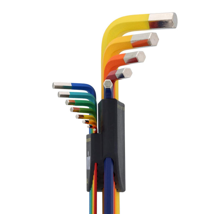 Wiha Tools 66981 Ball End Color Coded Inch Hex L-Key Set, 13 Pc.