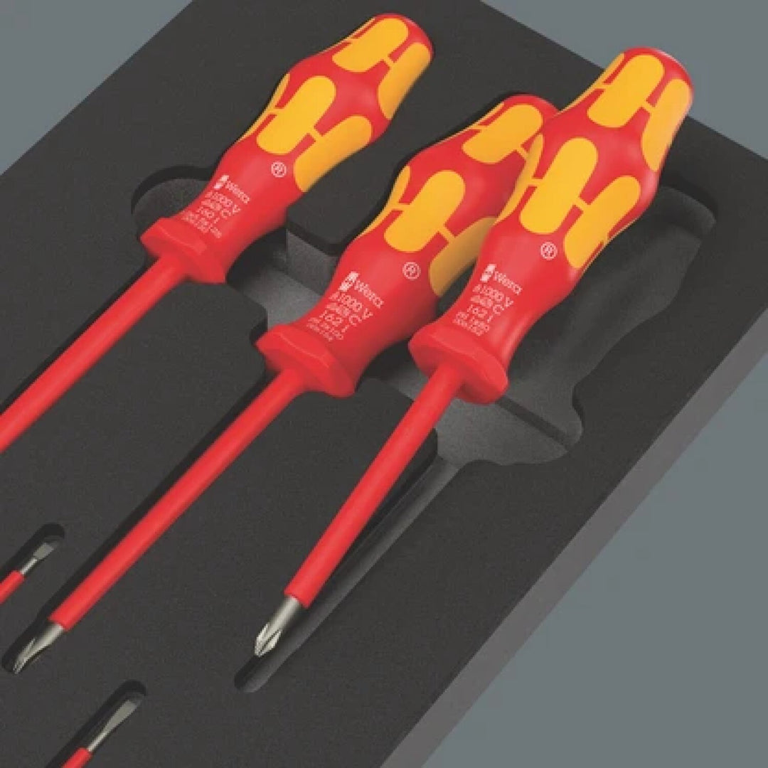 Wera 05150134001 97111 Foam insert Kraftform series 100 VDE screwdriver set 2 - 7 Pieces